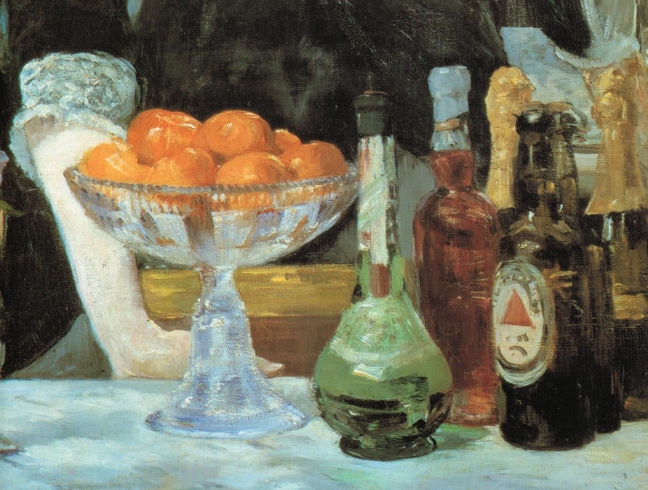 Édouard Manet (1832 -1883), A Bar at the Folies-Bergere (lower left portion), 1881- 82, oil on canvas, 96 x 130 cm, Courtauld Institute Galleries, London