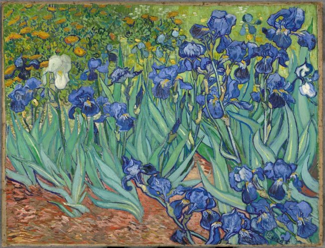 Vincent van Gogh (1853 – 1890), Irises Saint-Remy, 1889, oil on canvas, 71 x 93 cm, J. Paul Getty Museum Malibu 